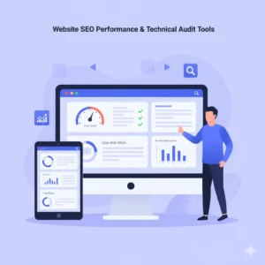 Website SEO performance and technical audit tools